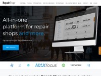 Desktop screenshot for repairshopr.com