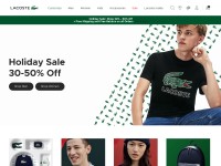 Desktop screenshot for lacoste.com