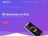 Desktop screenshot for 1shortlink.com
