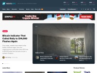 Desktop screenshot for newsbtc.com