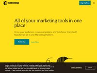 Desktop screenshot for mailchimp.com