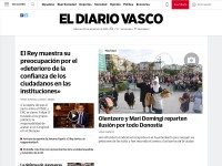Desktop screenshot for diariovasco.com