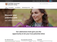 Desktop screenshot for admissionstesting.org
