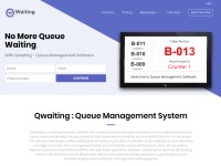 Desktop screenshot for qwaiting.com