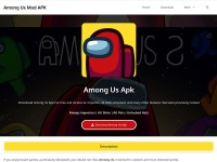 Desktop screenshot for amongusmodapk.pro