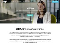 Desktop screenshot for unily.com