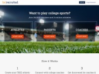 Desktop screenshot for berecruited.com