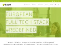 Desktop screenshot for adition.com