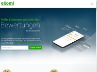 Desktop screenshot for ekomi.de