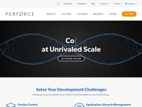 Desktop screenshot for perforce.com