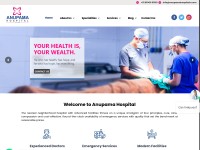 Desktop screenshot for anupamahospitals.com
