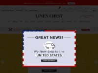 Desktop screenshot for linenchest.com