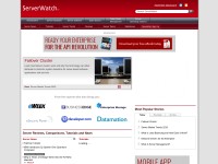 Desktop screenshot for serverwatch.com