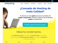 Desktop screenshot for mihosting.net