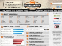 Desktop screenshot for carcomplaints.com
