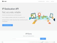Desktop screenshot for ip-api.com