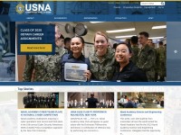 Desktop screenshot for usna.edu