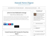 Desktop screenshot for hawaiinewsdigest.net