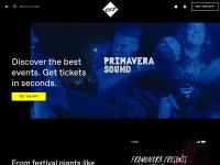 Desktop screenshot for dice.fm