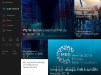 Desktop screenshot for gemius.pl