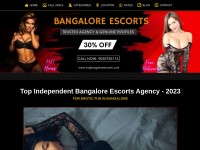 Desktop screenshot for topbangaloreescorts.com