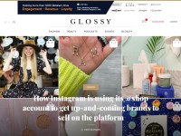 Desktop screenshot for glossy.co