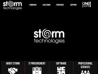 Desktop screenshot for storm-technologies.com