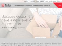 Desktop screenshot for radial.com