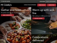 Desktop screenshot for pfchangs.com