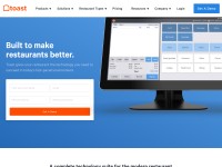 Desktop screenshot for toasttab.com