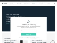 Desktop screenshot for ledger.com
