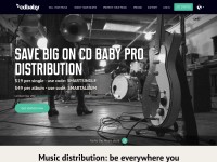 Desktop screenshot for cdbaby.com