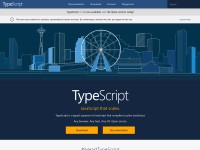 Desktop screenshot for typescriptlang.org