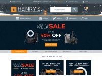 Desktop screenshot for henrys.com