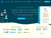 Desktop screenshot for bandwidth.com