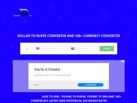 Desktop screenshot for currencyconverterlive.com