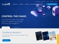 Desktop screenshot for opsramp.com