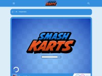 Desktop screenshot for smash-karts.com