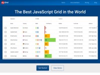 Desktop screenshot for ag-grid.com