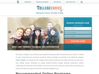 Desktop screenshot for collegechoice.net