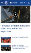 How 6abc.com looks like on a mobile device such as an iPhone.