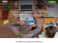 Desktop screenshot for propay.com