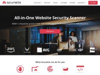 Desktop screenshot for acunetix.com