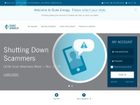 Desktop screenshot for duke-energy.com