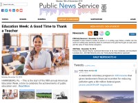 Desktop screenshot for publicnewsservice.org