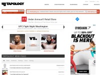 Desktop screenshot for tapology.com