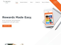 Desktop screenshot for tangocard.com