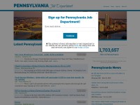 Desktop screenshot for pennsylvaniajobdepartment.com