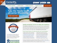 Desktop screenshot for carrier411.com