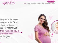 Desktop screenshot for sasyafertilitycenter.com